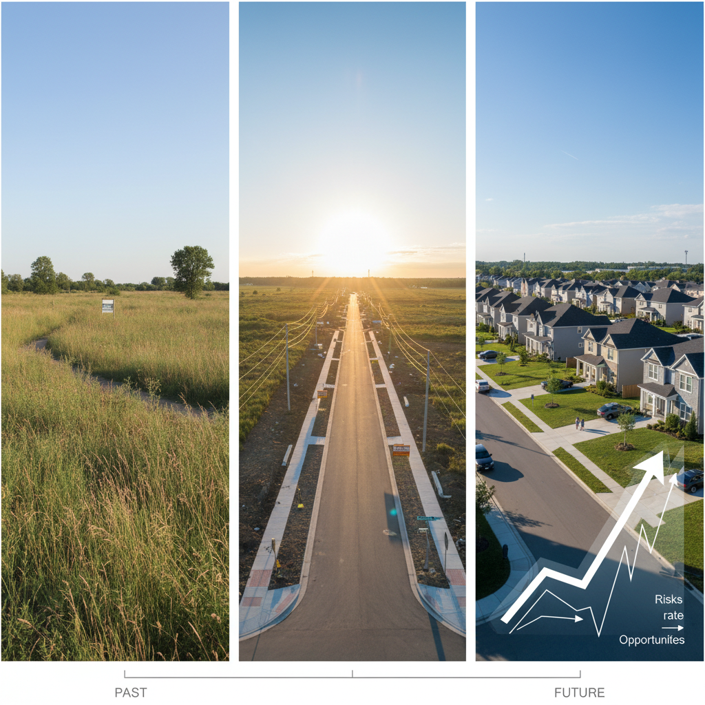 Grundstückswertentwicklung: Faktoren, Risiken und Chancen für Eigentümer und Käufer