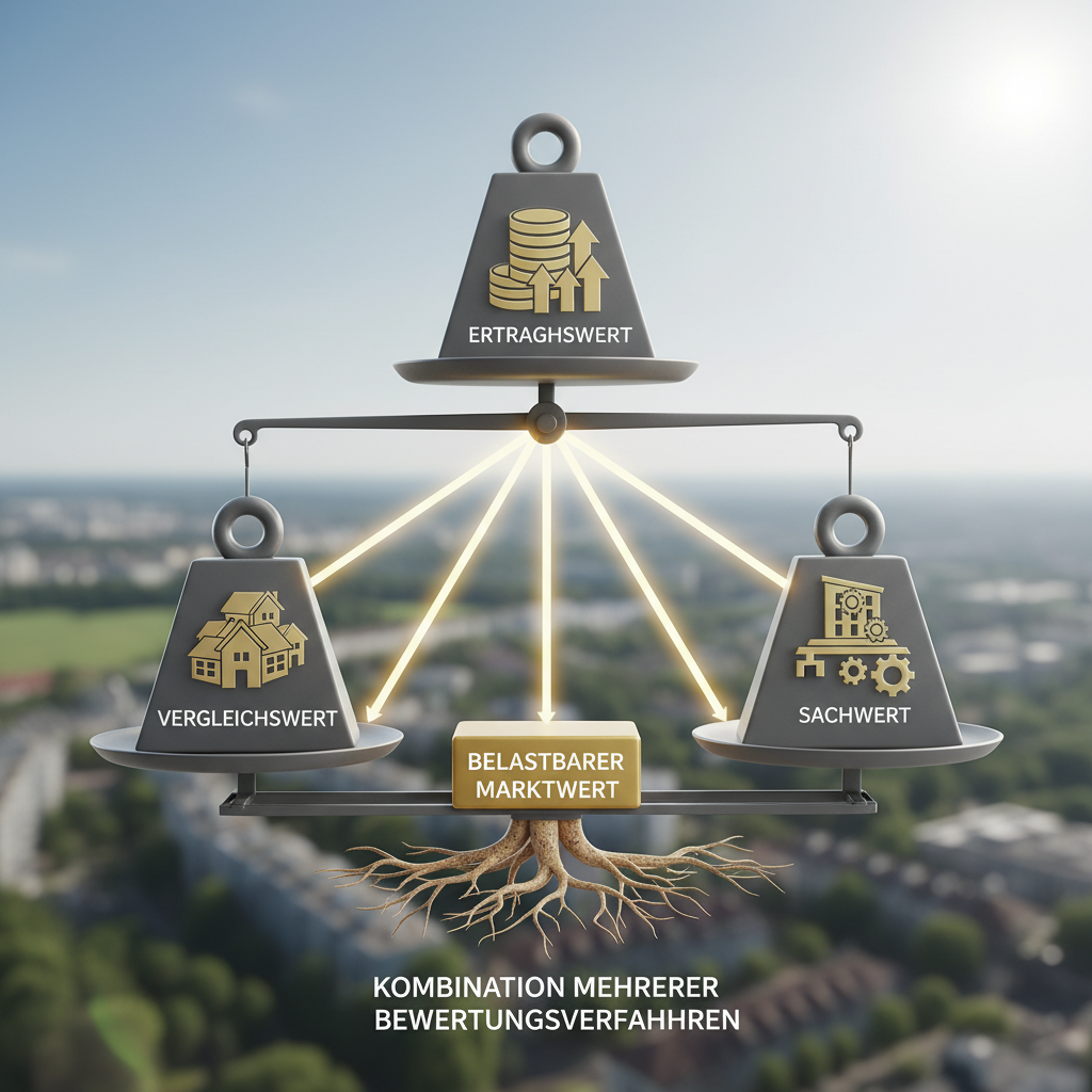 Marktgerechte Immobilienbewertung durch kombinierte Verfahren